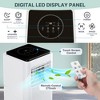10000 BTU  Portable Air Conditioners with Remote Control, Built-in Cool, Dry, Fan Modes, for Room, Dorm, Office, White - 3 of 4