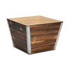 Cheung's Cavorn Tapered Square Brown Planter Bucket - Large - 3 of 4