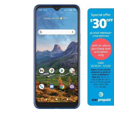 AT&T Preapid Radiant Max 5G (64GB) - Blue