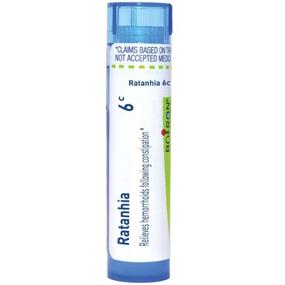 Ratanhia 6C by Boiron Homeopathic Single Medicine For Pain  -  80 Pellet