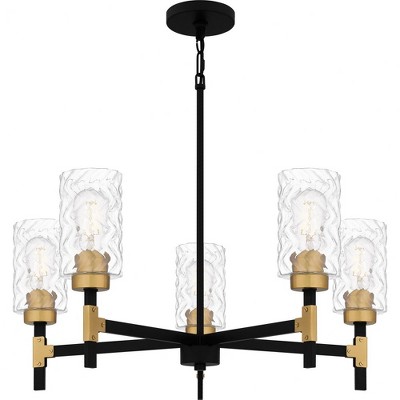 Quoizel Lighting Carly 5 - Light Chandelier in  Matte Black