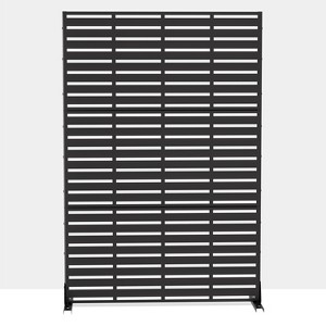 Lirago Garden Privacy Fence 72 in Galvanized Metal Outdoor Screen - 1 of 4