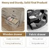 6 Drawers Dresser for Bedroom, 47" Wide Dresser with Storage Freestanding, Wooden Closet Storage Chest for Living Room, Bedroom - 3 of 4
