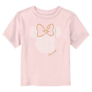 Toddler's Minnie Mouse Love Minnie Logo T-Shirt - 1 of 3