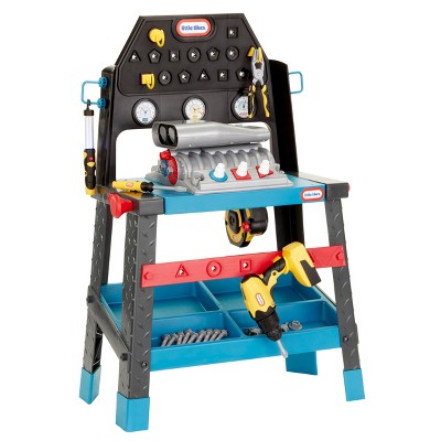 Little Tikes Kids' 2-in-1 Buildin' to Learn Motor/Wood Shop - 72pc