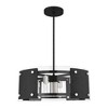 Livex Lighting Barcelona 6 - Light Chandelier in  Black/Brushed Nickel - 3 of 4