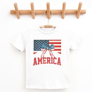 The Juniper Shop American Flag Coquette Youth Short Sleeve Tee - 1 of 4