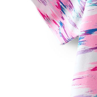 pink multi ikat
