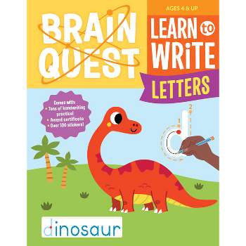 Brain Quest Learn to Write: Letters - by  Workman Publishing (Paperback)