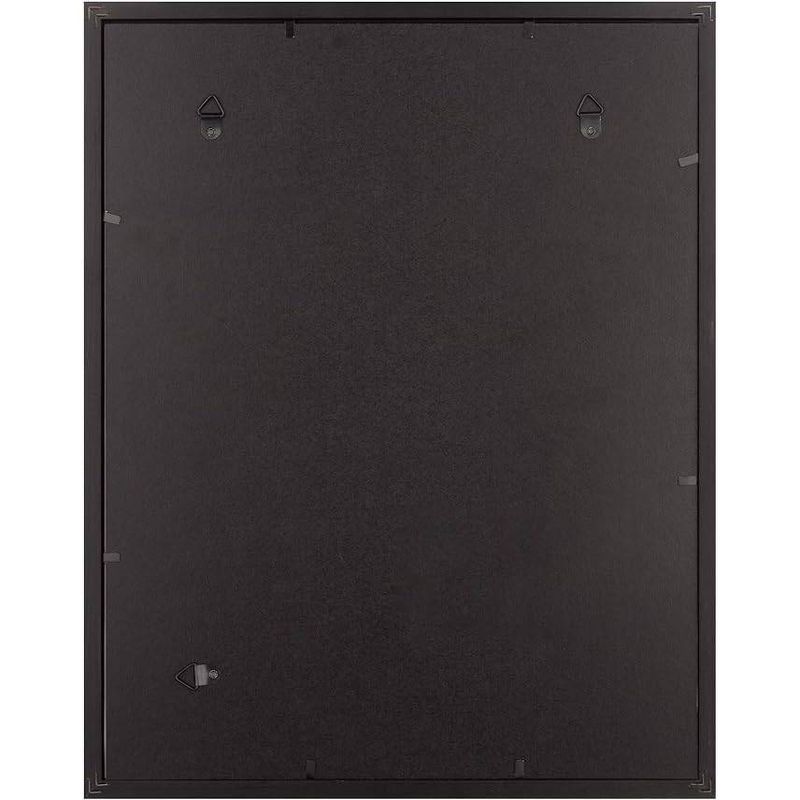 SNAP 8&#34;x10&#34; Black Tabletop and Wall Picture Frame with 5&#34;x7&#34; Single White Mat Opening, 4 of 5