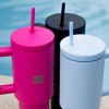 Cubitt Insulated Stainless Steel 40 oz Tumbler with Handle and Straw Lid, Cupholder friendly - 2 of 4