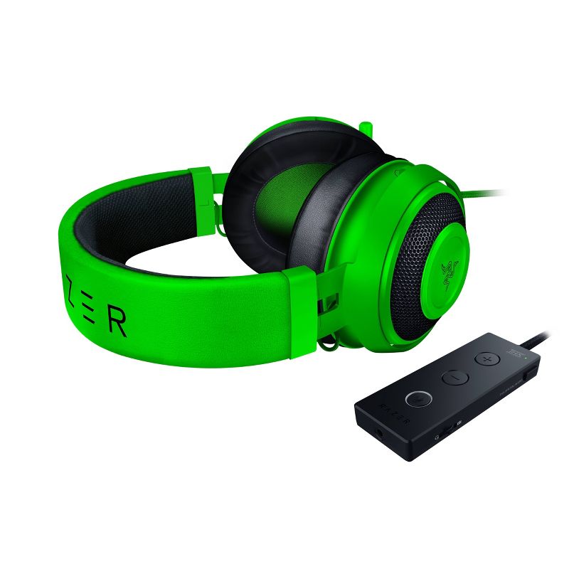 Razer Kraken TE Wired Gaming Headset - Green, 5 of 10