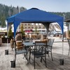 Costway 8x8 FT Pop up Canopy Tent Shelter Height Adjustable w/ Roller Bag - image 3 of 4