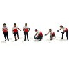 "Race Crew" 6 piece Diecast Figure Set (6 Figures) Limited Edition to 3600 pieces for 1/64 Scale Models by American Diorama - 2 of 3