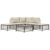 vidaXL Garden Lounge Set Anthracite, Beige - 3 of 4