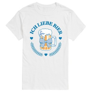Men's - Instant Message - Ich Liebe Bier Oktoberfest Short Sleeve Graphic T-Shirt - 1 of 4