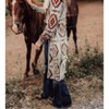 Women's Aztec Long Cardigan - dear lover - 2 of 3