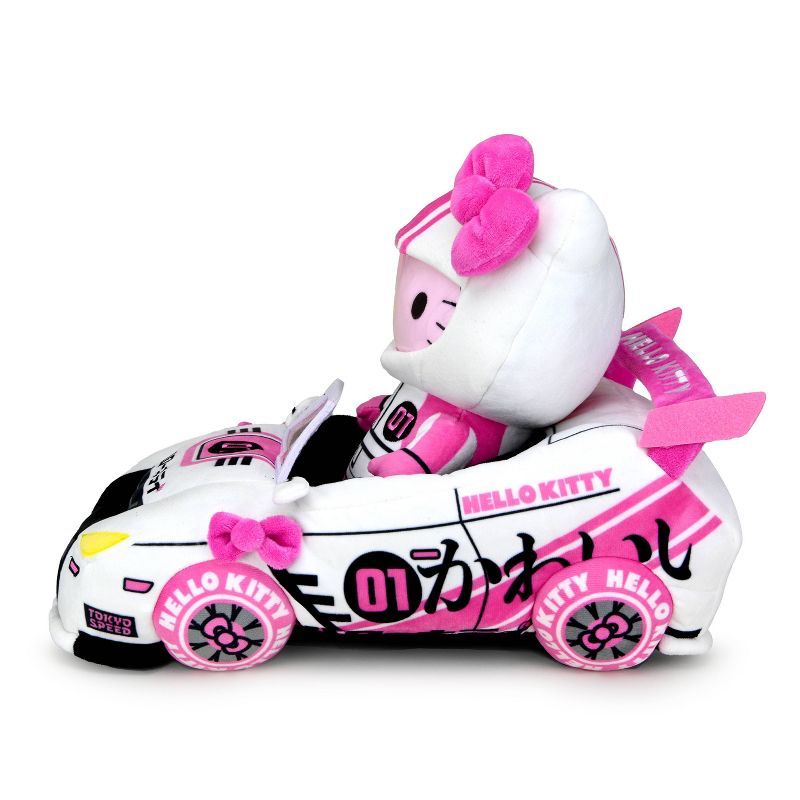 NECA Hello Kitty Tokyo Drift Racer 13&#34; Medium Plush, 3 of 9