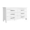 NicBex Stylish Wooden Dresser with 6 Spacious Drawers Minimalist Closet Storage with Superior Top for Bedroom, Living Room, Hallway - 4 of 4