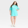 Women's Cap Sleeve Dream Jersey Midi Shirtdress - Wild Fable™ - 3 of 3