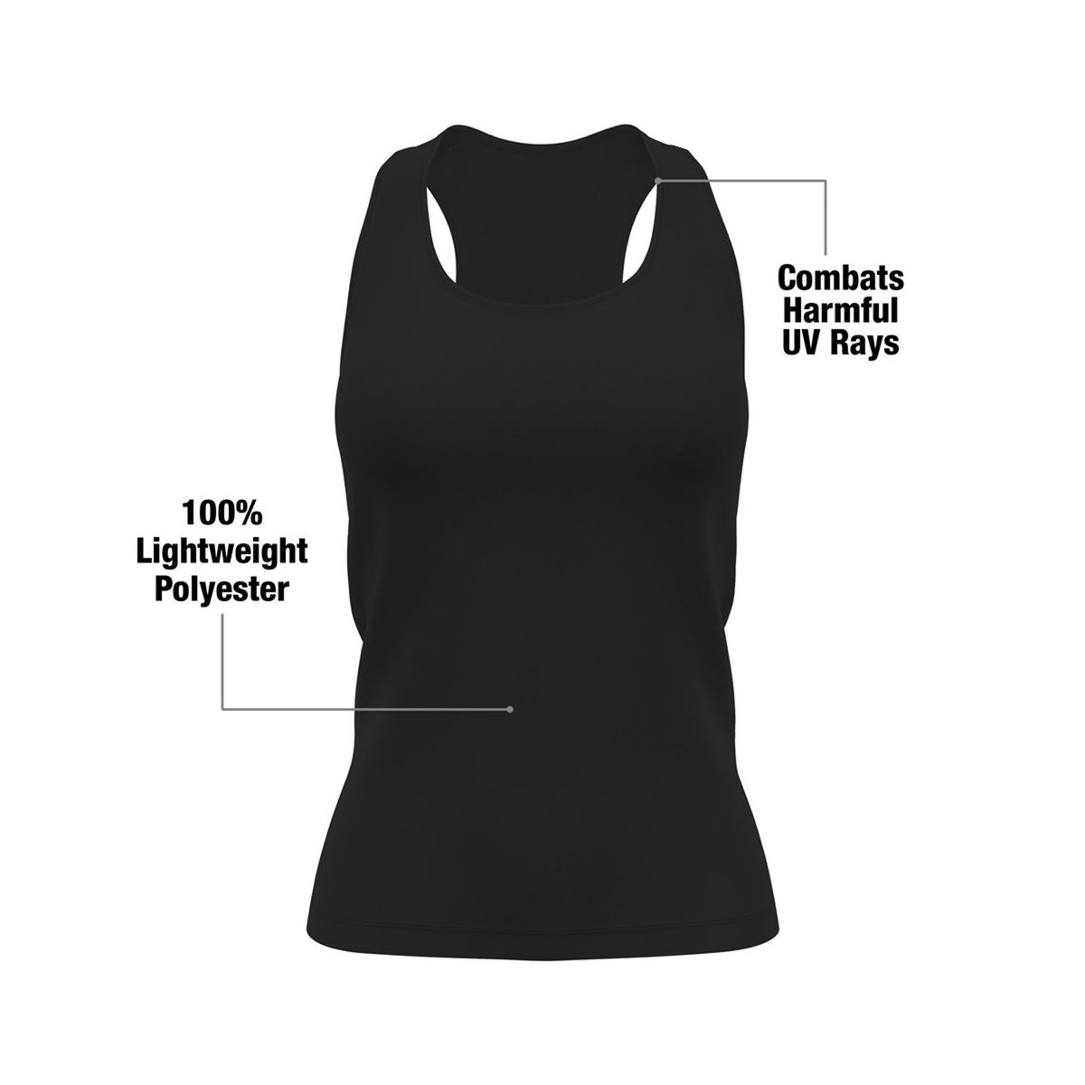 Women's Hofstra University Sport Tank Top Primary Logo - thumbnail 3