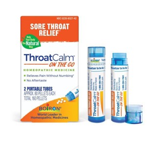 ThroatCalm On the Go by Boiron Homeopathic Medicine For Sore Throat Relief  -  160 Pellet - 1 of 4