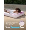 Sloosh Inflatable Suntanning Float Bed with Pillow, Suntan Tub Floatie Raft Tanning Pool for Adult - 4 of 4