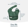 Tiny Twinkle Mess-Proof and Waterproof Baby Food Bib for Boys or Girls, Machine Washable and BPA-Free w/Adjustable Closure - 3 of 4