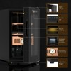 Mojgar 25L Electric Humidor Cigar Cooler with Spanish Cedar Wood Shelves, Max 200 Capacity - 3 of 4