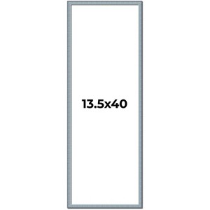 PosterPalooza | Panoramic Textured Blue Picture Frame - UV Acrylic, Foam Board Backing, Hanging Hardware - 1 of 4