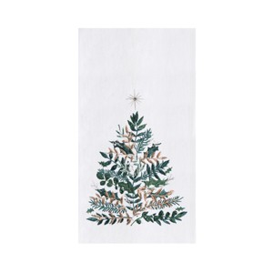 C&F Home Emerald Green Christmas Tree Cotton Flour Sack Kitchen Dish Cotton Flour Sack Kitchen Dish Towel 27L x 18W in. - 1 of 4