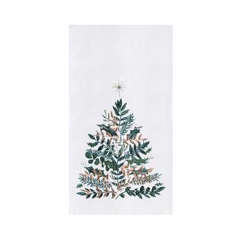 C&F Home Emerald Green Christmas Tree Cotton Flour Sack Kitchen Dish Cotton Flour Sack Kitchen Dish Towel 27L x 18W in.