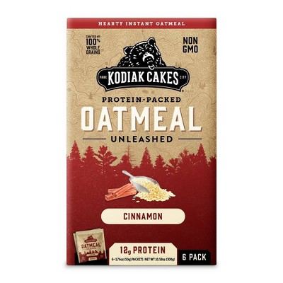 Kodiak Cakes Cinnamon Oatmeal - 6pk