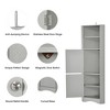 Dexmalle Freestanding Storage Cabinet with Doors and Adjustable Shelves - 4 of 4
