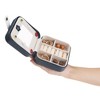 Unique Bargains Mini Travel Portable PU Leather Jewelry Organizer Case Storage with Mirror - 3 of 4