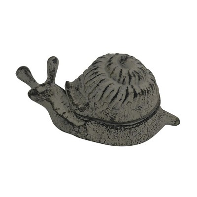 VIP Metal 5.5 in. Gray Snail Hide a Key