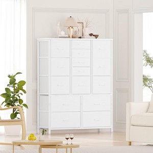 15 Drawers Dresser for Bedroom, Tall Dressers & Chest of Drawers with Storage Organizer&Sturdy Metal Frame&Easy Pull Handle for Hallway, Entryway - 1 of 4