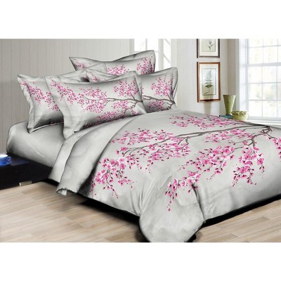 Linen Classique 320TC Cherry Blossom Duvet Set