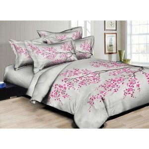Linen Classique 320TC Cherry Blossom Duvet Set - 1 of 3