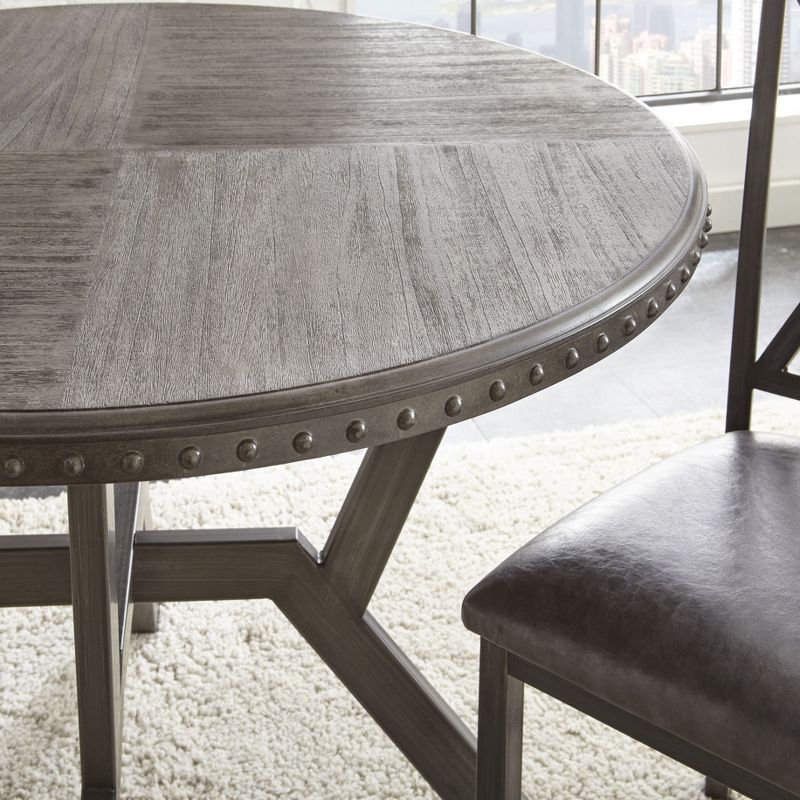 Alamo Round Dining Table Gray - Steve Silver Co., 3 of 5