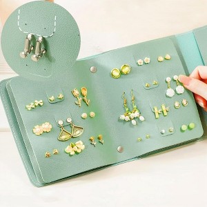 HTUTWOO Women Travel Portable Jewelry Storage Bag, Foldable Organizer Box, Lightweight Design, for Bracelet, Ring, Necklace and Earring - 1 of 4