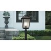 Darius 1-Light Earth Black Outdoor Post Lantern - 3 of 4