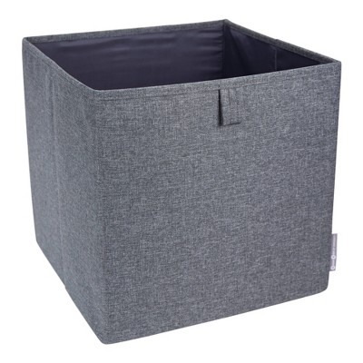  Bigso Box of Sweden Cube Storage Bin Knock Down Gray 