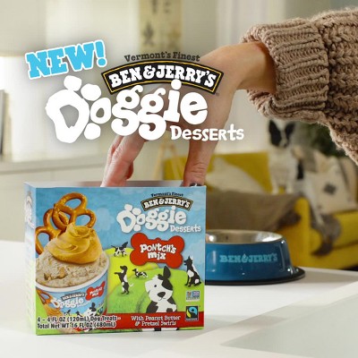 Ben Jerry's Doggie Desserts Rosie's Batch Pumpkin Mini Cookies Frozen Dog  Treats, Pack Of, Pet Ice Cream Discontinued