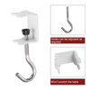 Unique Bargains Steel Hanging Bag Clothes Desk Mount Rabbit Utility Hooks 4 Pcs - 3 of 4