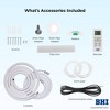 BHI 24000 BTU 230V 17 SEER2 1200 sq ft WiFi Ductless Mini Split AC with Heat Pump 25' lineset - 3 of 4