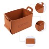 REGALWOVEN Chemical Fiber Collapsible Design Spacious Capacity Versatile Use Open Storage Bins 3 Pcs - 3 of 4