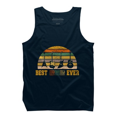Men's Design By Humans Best Guitar Dad Ever Music Guitar Chord By BaoMinh Tank Top