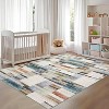 Washable Runner Rug Non Slip Kitchen Rugs Modern ndoor Entryway Rug Farmhouse Soft Bath Mat Stain Resistant Carpet for Bedroom Hallway Laundry - 2 of 4