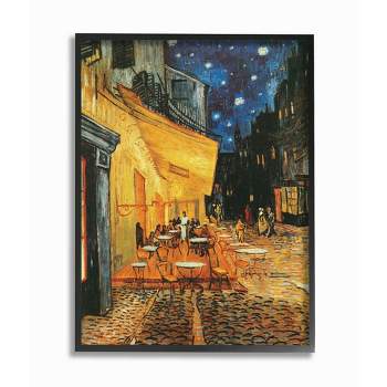 Stupell Industries Café Terrace at Night Traditional Van Gogh Painting